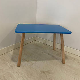 Стіл дитячий прямокутний ChildWood блакитний Kids Dream (Фанера)