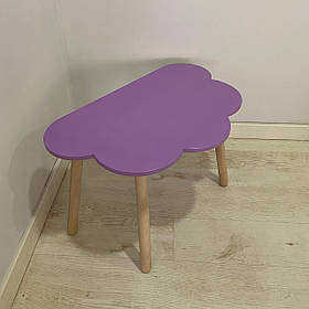 Стіл дитячий хмаринка ChildWood бузковий Kids Dream (Фанера)