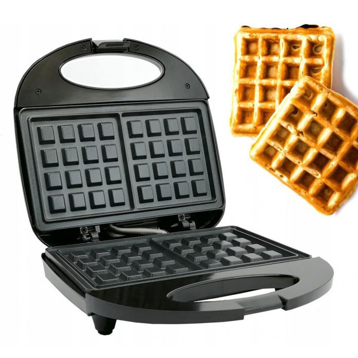 Вафлі домашні у вафельниці електричній Domotec MS-7705, Функціональна вафельниця, Електрична вафельниця YD-52, фото 1