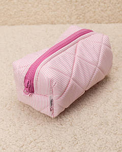 Косметичка бавовняна Рожева смужка