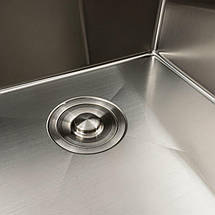 Кухонна мийка Handmade dante  78x49х22 см з нержавіючої сталі, фото 4