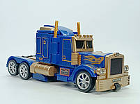 Радіокерований трансформер Оптимус Прайм 29,5 см — трейлер-робот із пультом, світло та звук, арт. 28128, фото 7