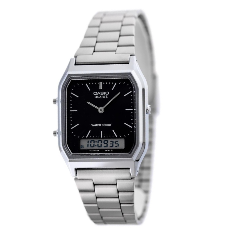 Чоловічий годинник з подвійною індикацією Casio AQ-230A-1DMQ