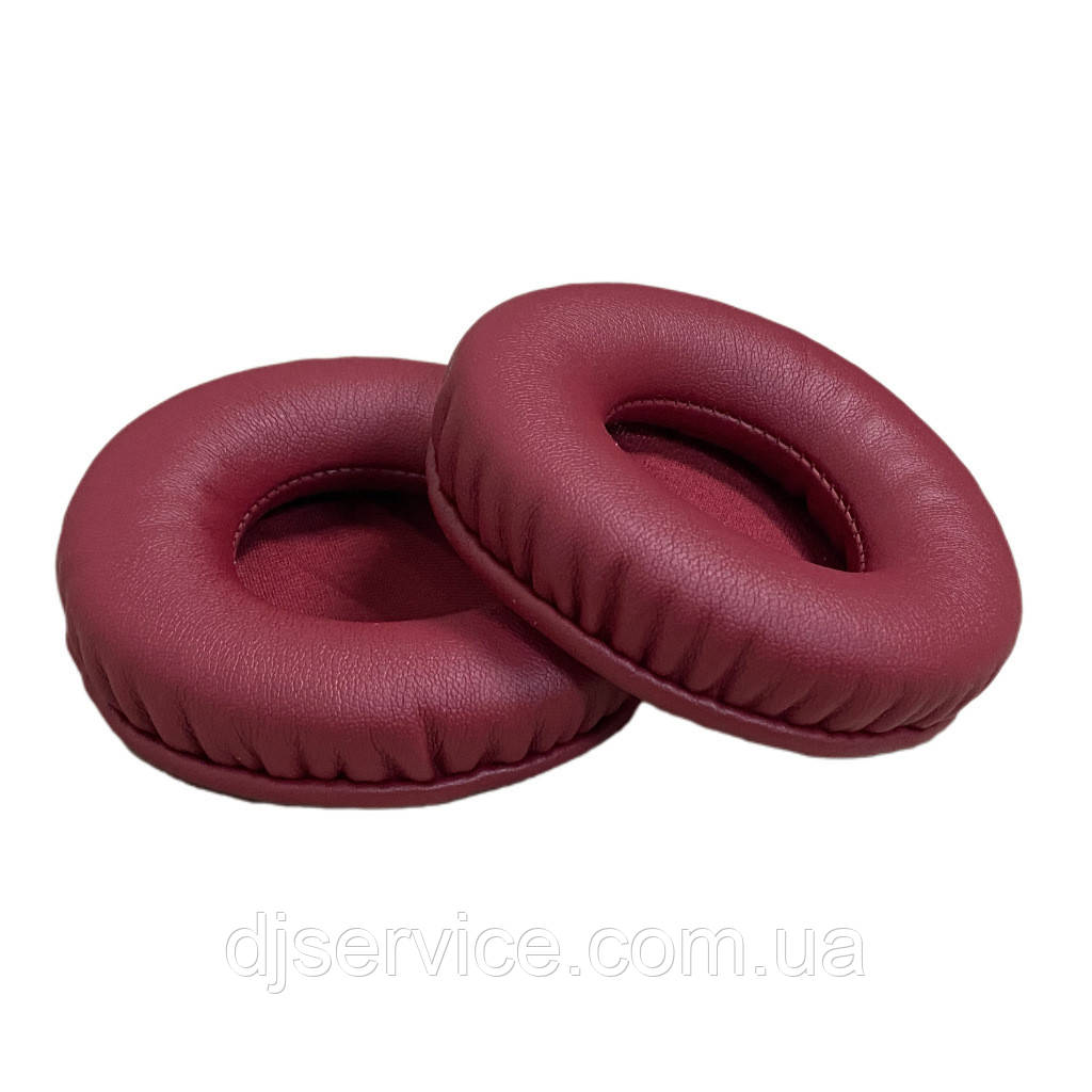 Подушки амбушури RED для навушників Pioneer HDJ-CUE1 HDJ-CUE1BT HDJ S7 K Panasonic RP DJS200, фото 1