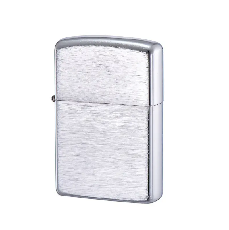 Металева бензинова запальничка Solve Silver KT6007911 peremogaua, фото 1