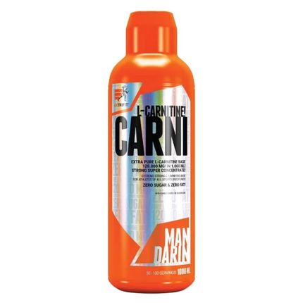 Carni 120000 mg Liquid Extrifit 1000 ml - (л-карнітин) Mandarine, фото 1