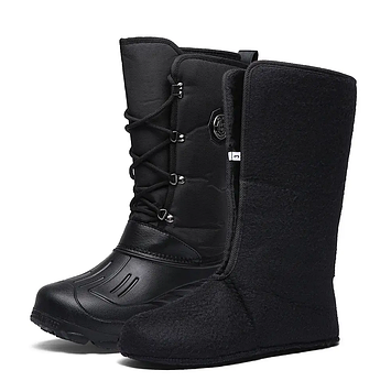 Зимові водонепроникні черевики-чоботи з шипами Solve Black KT6009702 розмір 43 peremogaua