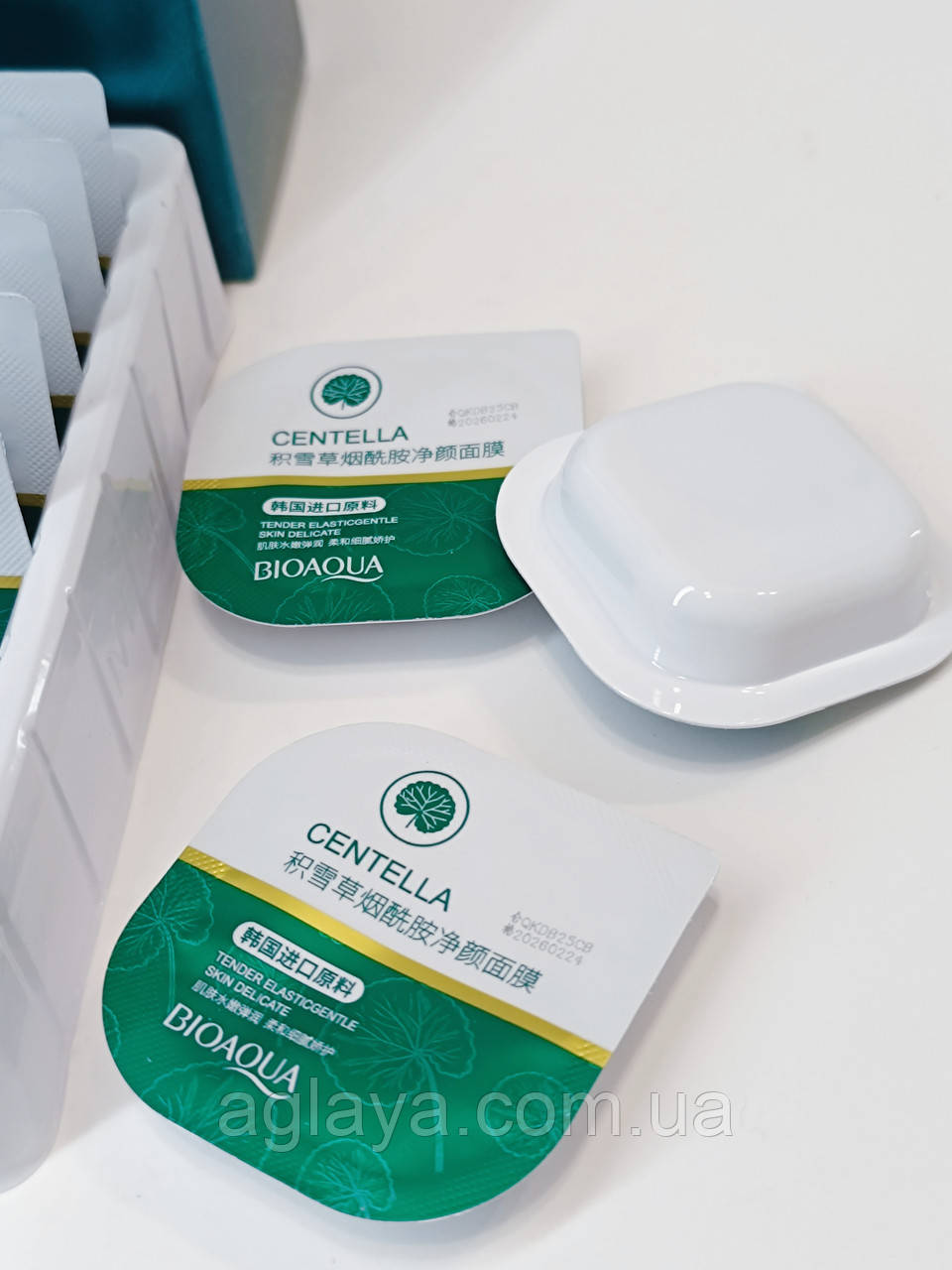 Маска для обличчя очисна Centella Asiatica Pudding Mask BIOAQUA, 7,5*8г, фото 1