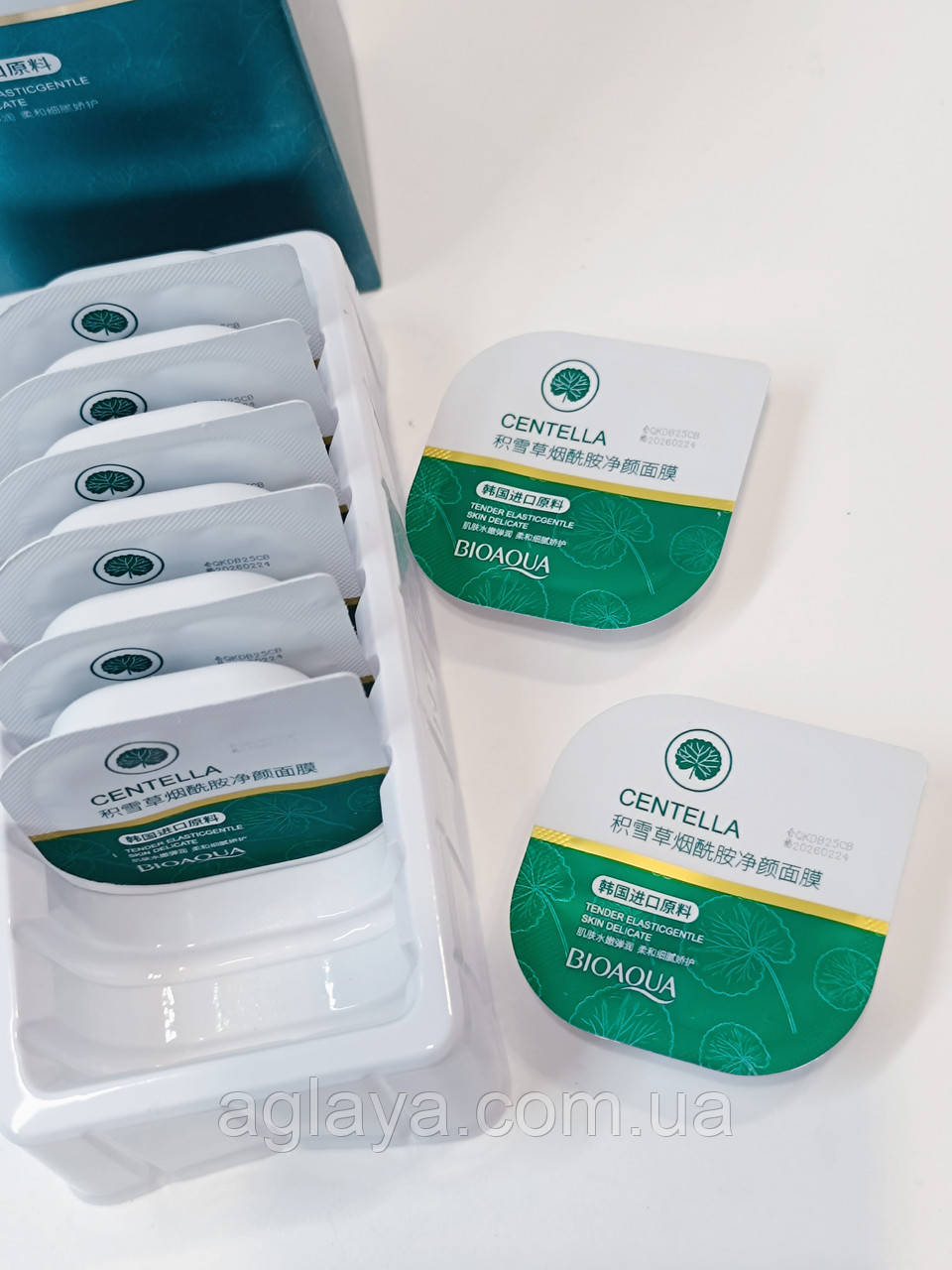 Маска для обличчя очисна Centella Asiatica Pudding Mask BIOAQUA, 7,5 г, фото 1