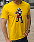 Футболка чоловіча з боксерською тематикою Бульдог боксер,бавовняна футболка розмір S, фото 6