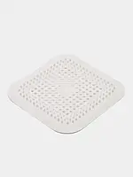 Уловлювач волосся для ванної кімнати ситечко-фільтр для раковини та душового трапу 29222 білий, фото 4