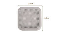 Ситечко для ванної. Фільтр для раковини та душу білий. Ситечко для уловлювання волосся., фото 6