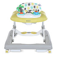 Ходунки дитячі 3в1 El Camino ME 1103 PARADISE Yellow каталка штовхач джампер музика світло, фото 2