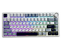 Клавіатура AULA F75 ігрова,RGB підсвітка,Hot Swap,3 режими підключення,80 клавіш,75% від макету,механічна
