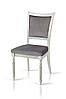 Стілець Сицилія Люкс, білий/срібна патина, фото 2
