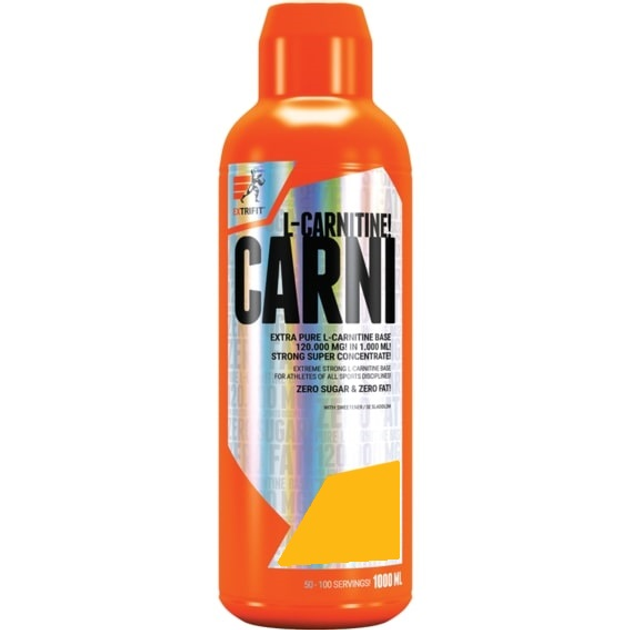 Carni 120000 mg Liquid Extrifit 1000 ml - (л-карнітин) Wild Strawberries&Mint
