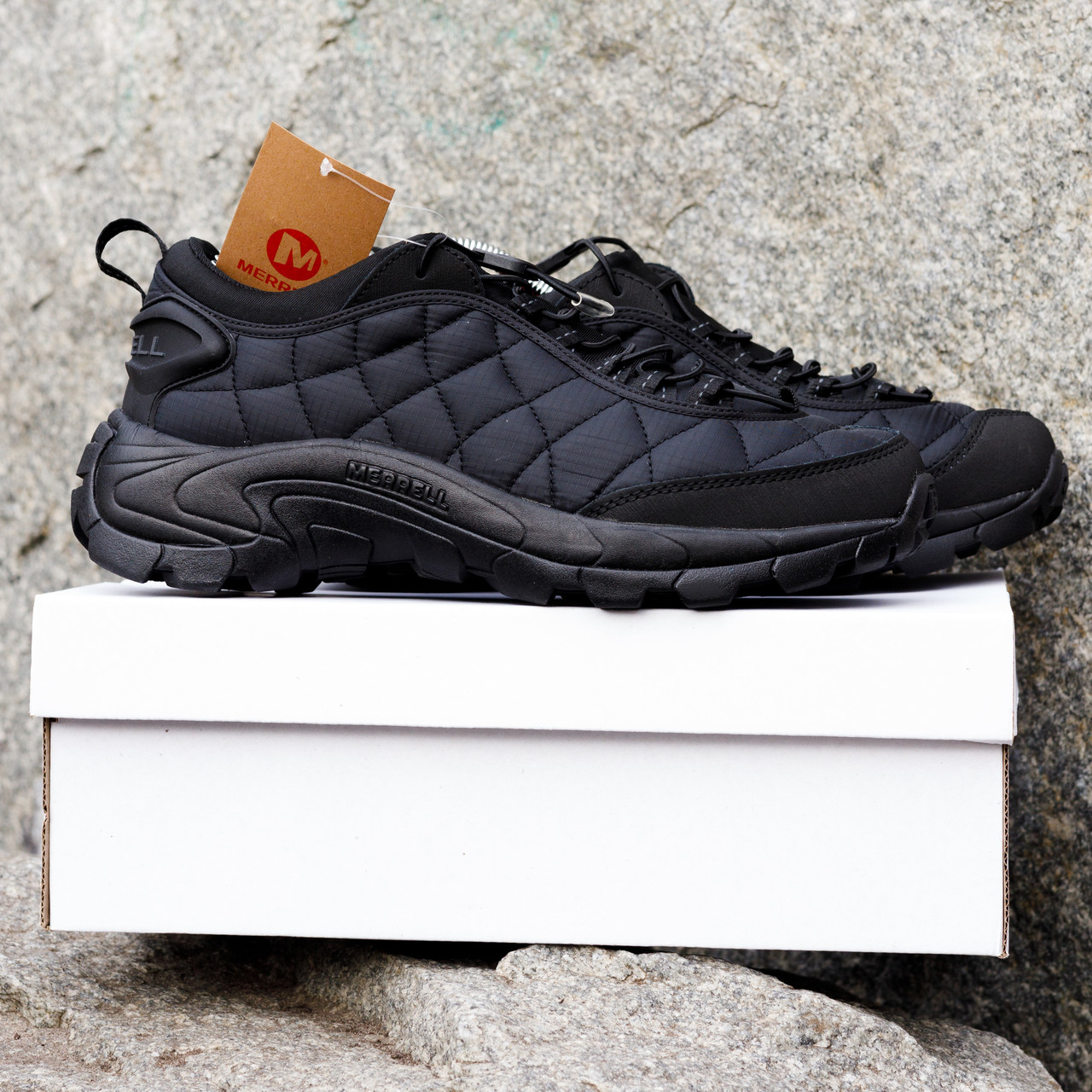 АКЦІЯ! ТЕРМО Зимові Кросівки Черевики Merrell Ice Cap Moc чорні, фото 1