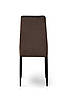 Стілець Річь, чорний/велюр брауні, фото 4