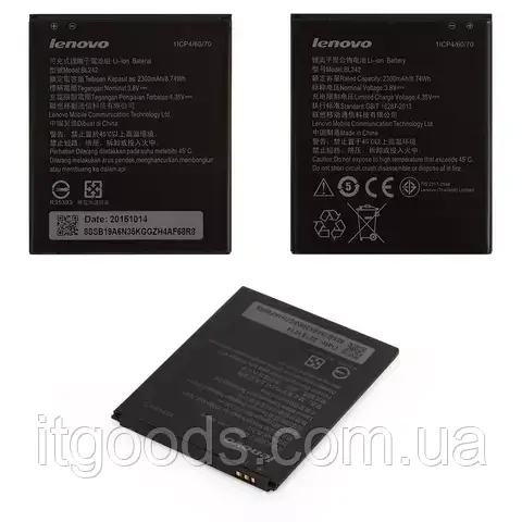 Акумулятор для Lenovo BL242 2300mAh A3580, A3690, A3860, A3900, A6000 Plus, A6010 Plus, K30-T, Original (PRC)