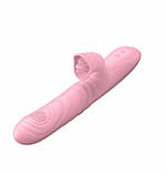 Вібратор - Angelia, USB 3 Functions Of Thrusting, 20 Vibrations Flesh, фото 3