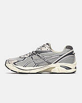 Чоловічі кросівки Asics GT-2160 Oyster Grey Асікс ГТ 2160 демісезон сірі шкіра, фото 5