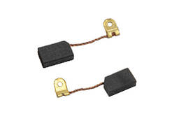 Графітні щітки електродвигуна 6x12.5x20 мм, комплект 2 шт. з проводом