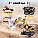 Дитяча будтехніка на радіокеруванні Екскаватор LA009-1 рухомі деталі, світлові ефекти, фото 9