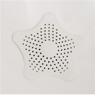 Уловлювач волосся для раковини та душу форма Зірка. Білий фільтр для зливу. Ситечко для ванної., фото 1