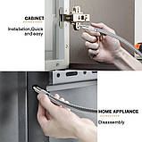 Універсальний гнучкий подовжувач Flexible Screw Tool Насадки 10 в 1, фото 3