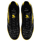 Взуття для футзалу DIFENO 230465-2 розмір 40-45 чорний-золотий, фото 7