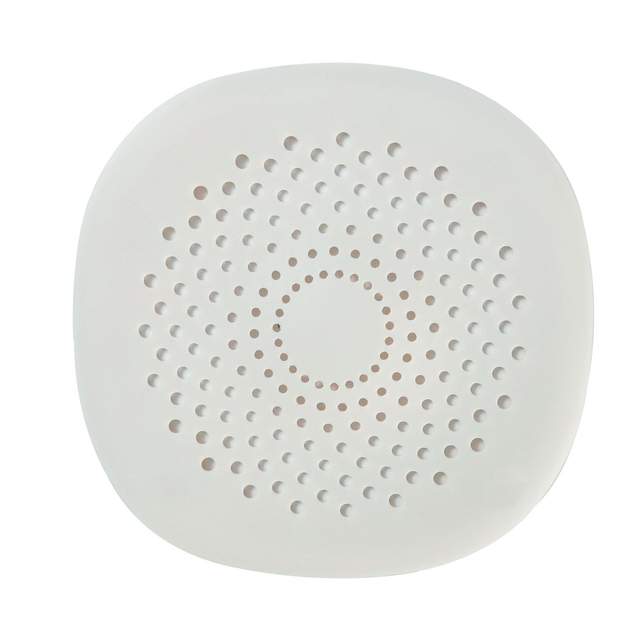 Ситечко для ванної. Фільтр для раковини та душу білий. Ситечко для уловлювання волосся., фото 1