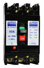 Автоматичний вимикач УКРЕМ ВА-2004N/63 3р 40А АСКО