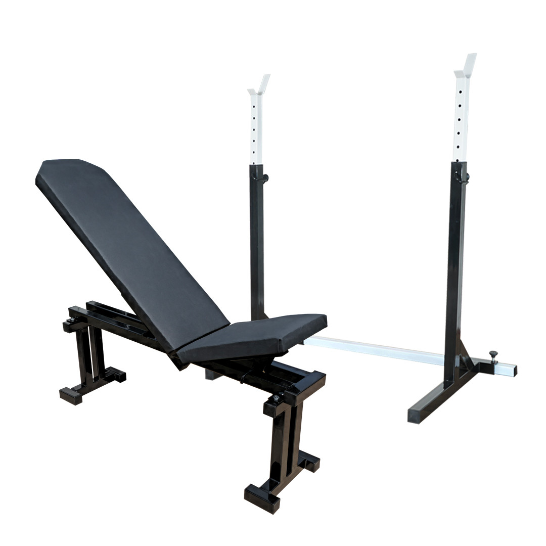 Лава А477-Ч2 регульована до 90 градусів навантаження 300 кг + стійки під штангу до 250 кг B_2346, фото 1