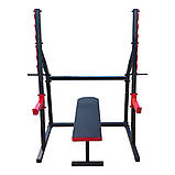 Лава пряма для жиму до 250 кг + стійка під штангу зі страховкою 50х50х2 мм до 300 кг B_2347, фото 7