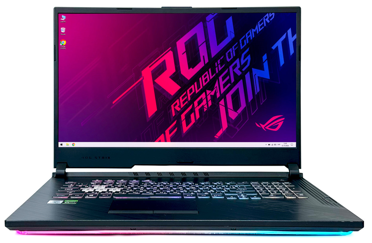 Ноутбук Asus ROG Strix G17 G712LU: Core™ i7-10750H / RAM 32 ГБ / GeForce GTX 1660 Ti / SSD 512 ГБ / 17.3"