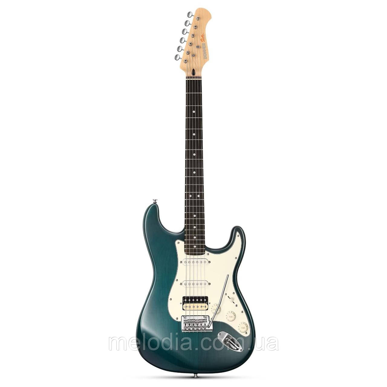 Електрогітара  Donner Music DST-400 Electric Guitar Dark Green EC1384