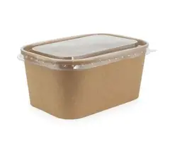 Контейнер овальний Крафт 1000 мл. 120*170*75 (50/пак/500) 010460201