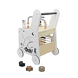 Ходунки дитячі AVKO E248 дерев'яна навчальна коляска для малюків B_2440, фото 2