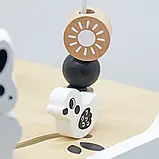 Ходунки дитячі AVKO E248 дерев'яна навчальна коляска для малюків B_2440, фото 6