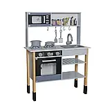 Кухня дитяча AVKO Мерида дерев'яна + звукові світлові ефекти + аксесуари для дітей B_2440, фото 3