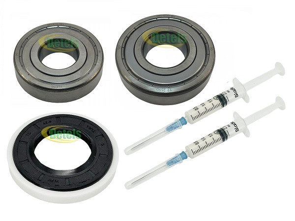 Ремкомплект підшипників 00198726 для пральної машини Bosch, Siemens - SKF 6306/6307, сальник WFK, змазка Hydra-2