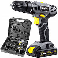 Дриль акумуляторний ударний Rebel RB-1002 шуруповерт для будинку майстерні B_2363