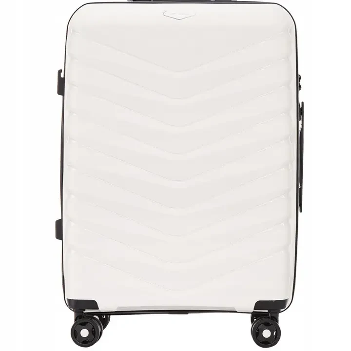 Валіза дорожня Wings PHX01 Білий пластик на колесах для поїздок подорожей B_2377, фото 1