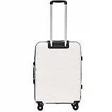 Валіза дорожня Wings PHX01 Білий пластик на колесах для поїздок подорожей B_2377, фото 3