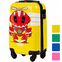 Чемодан дорожній дитячий Wings KD01 полікарбонат для дітей  B_2378