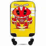Чемодан дорожній дитячий Wings KD01 полікарбонат для дітей B_2378, фото 2