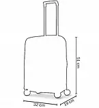 Чемодан дорожній дитячий Wings KD01 полікарбонат для дітей B_2378, фото 7