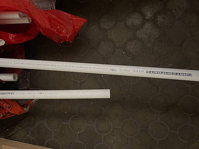 Поліпропіленова труба армована скловолокном, біла