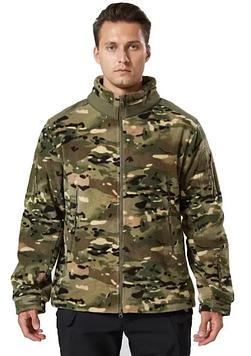 Тактична флісова куртка для осені та зими Solve Woodland KT6000606 peremogaua