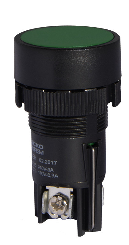 XB2-EH135 Кнопка "Старт" зелена з фіксацією (NO+NC)